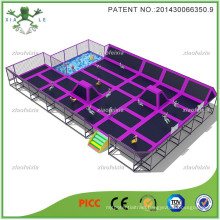 China Colored Outdoor Trampoline Park with Foam